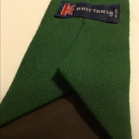 SOLD Britannia Brand Set of 2 Wool Vintage Ties - Picture 3 of 8